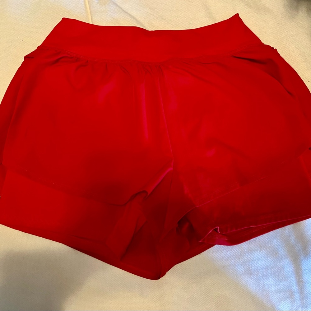Oner Active Unified Double Layer Shorts 5” - Muscle Mommy Red, Medium
